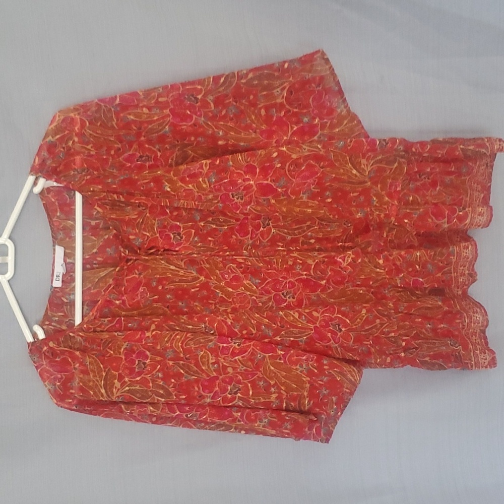 DR2 Bohemian Top Blouse Size Medium
